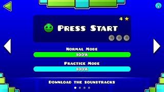 Geometry dash, Press start! 100% complete (super green)