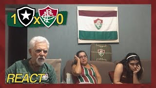 FAMILIA TRICOLOR REAGE A 1 BOTAFOGO X 0 FLUMINENSE - CAMPEONATO BRASILEIRO 2024