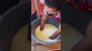 I milked a cow & made cheese in Oaxaca, Mexico #shorts #mexico #oaxaca #quesillo #usa