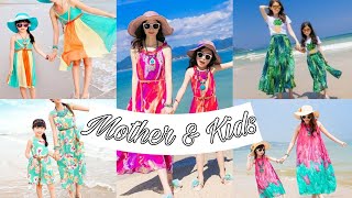 #motherkids #couple #familystyle Wooow 😍 Mother & Kids Family Matching Outfits Style Ideas