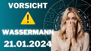 WASSERMANN ♒️❗️DU MUSST AUFPASSEN! ❌ Horoskop - 21.Januar 2024 #wassermann #tarot