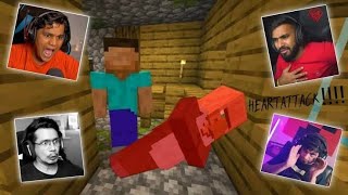 Indian gamers almost got heart attack while playing Minecraft 🔴 techno gamerz, bbs, smarty, fleet