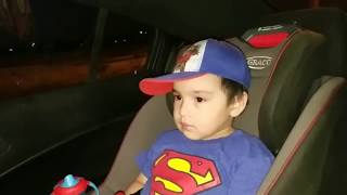 My 2 year old brother jamming to 50 cent he loves this song