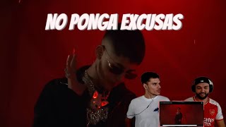 (REACCIÓN) CRIS MJ - NO PONGA EXCUSAS