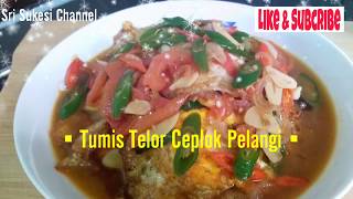 Tumis Telor Ceplok Lombok Ijo