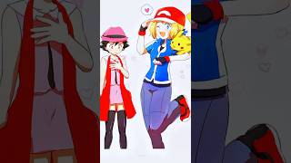 ash x serena😍||amourshipping|| #shorts #short #shortsfeed #ytfeed #viralshorts #anime #youtubeshorts