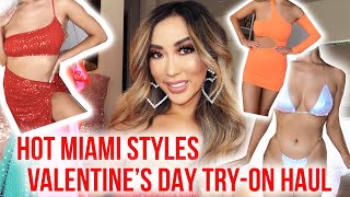 HOT MIAMI STYLES VALENTINE'S DAY/ DATE NIGHT TRY-ON HAUL | Arika Sato