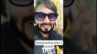 Relationship 1 month VS 1 year