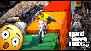 GTA V Dangerous Stunt On Mount Chiliad | #shorts | #youtubeshorts | #short  | #gta5 | #gtav | #44