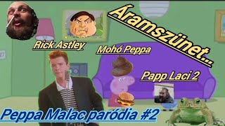 A MOHÓ PEPPA ÉS RICK ASTLEY ÉLVEZIK AZ ÁRAMSZÜNET😱 || Peppa Malac Paródia#3