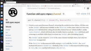 Rust std channel