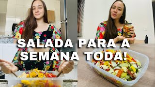 SALADA PARA A SEMANA TODA / como faço para me alimentar bem.