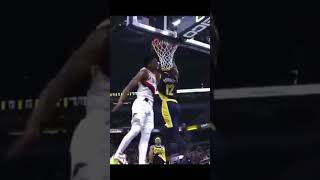 Oshae Brissett dunks after a genius pass #shorts #dunks #basketball #nba