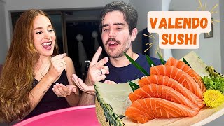 DESAFIO PEDRA, PAPEL E TESOURA VALENDO SUSHI  🍣