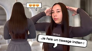 JE FAIS UN LISSAGE INDIEN ! (lissage permanent)