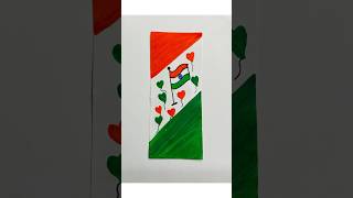 How to painting Indian flag 🇮🇳 #short ##