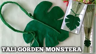 Tali Gorden Monstera / DIY Curtain rope