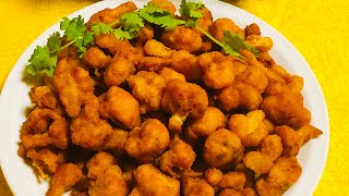 CRISPY CAULIFLOWER FRY RECIPE | Crispy Fried Cauliflower | Cauliflower Fry