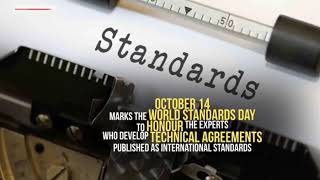 World STANDARDS Day Celebrated on 14 October