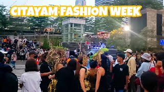 Suasana terkini Citayam Fashion Week,hari biasa pun masih ramee banget