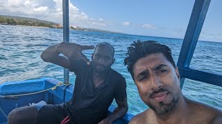 Shaneil - Jamaican Indian working the fishing and snorkeling boats around Runaway bay Jamaica