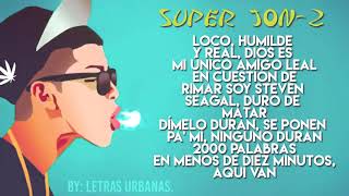 Super JonZ- Residente Challenge Letra