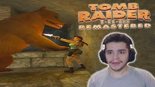 Lara Croft Explores Underwater Tunnels & Gets Chased By A Bear - Tomb Raider I-III Remastered Part 3