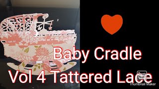 USB Tattered Lace USB Vol 4- Baby Cradle