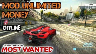 GAME RACING OFFLINE - NEED FOR SPEED MOST WANTED MOD UNLIMITED MONEY || GRAFIK MANTUL