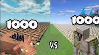 80 Zoglin Vs 10 Iron Golame In Minecraft |