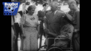 1946 White House Lawn Party: Honoring Wounded Veterans with President Truman