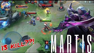 MARTIS TOP GLOBAL HERO YANG SUPER GILA - mobile legends bang bang