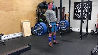 1/29/18 Deadlift 2ct Pause 315x3 @8 ws 2/4