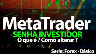 FOREX - O que é a Senha Investidor ? Como alterar ?