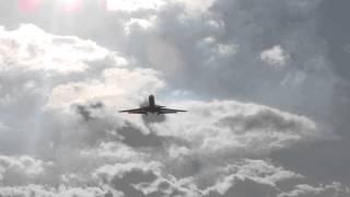 Gulfstream landing at City Airport Bremen 29.04.2014