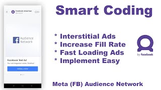 How to Implement Facebook Interstitial Ad Smart Coding | 100% Match rate Facebook | Interstitial Ads