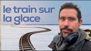 Le train de glace entre Montréal et Longueuil! #icetrain #st-laurent  #glace