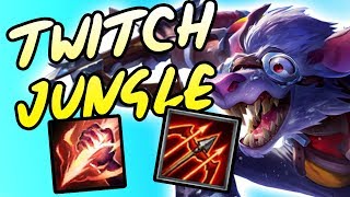 Twitch Jungle - Ranked P2 - D5 [Full Gameplay] - Season 8 - Shagod