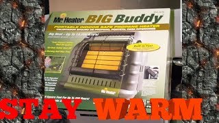 KEEP WARM!! Big Buddy Heater Test and Review