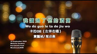 我讀過了他的酒窝, 卡拉OK (左伴右唱) WO DUO GUO LE TA DE JIU WO , karaoke  ( select left for accompaniment music )