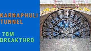 Karnaphuli Tunnel Boring Machine Breakthrough preparation