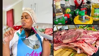 Cooking vlog | Beef stirfry | Rice | Simple Makoti Meal | S.A YouTuber