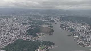 Linda decolagem do Aeroporto de Vitória - ES  para Rio de Janeiro.