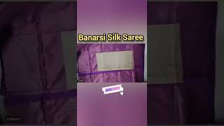 Banarsi Silk saree review🍁 online saree🍁 #shorts #ytshorts