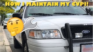 How I maintain my Crown Vic Police Interceptor.