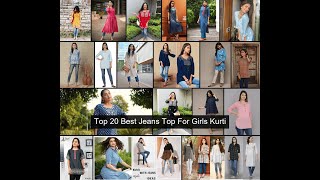 Top 20 Best Jeans Top For Girls Kurti Design 2 2023