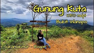 Bukit wanapa Gunung kuta 1050 mdpl | wisata alam suka makmur bogor