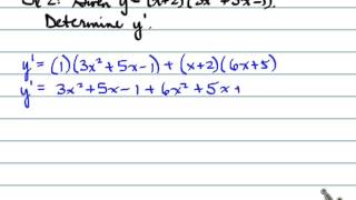 MCV 2.3 Product Rule