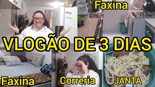 VLOGÃO DE 3 DIAS COMIGO: FAXINA,JANTA+PRÉ NATAL