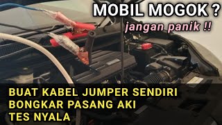 buat kabel jumper sendiri saat mobil mogok ll kabel jumper aki mobil